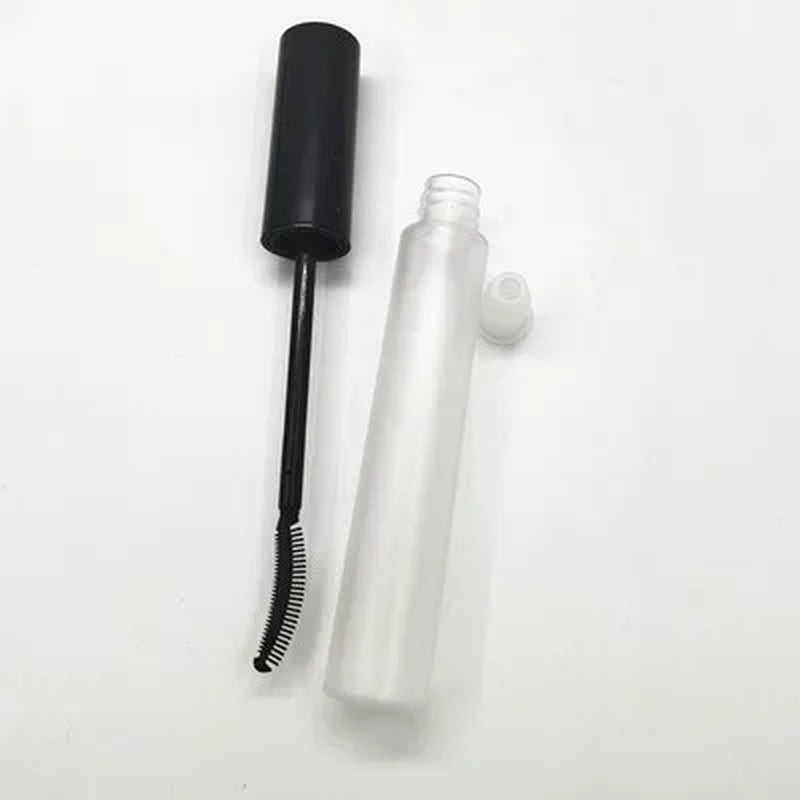 12Ml Empty Refillable Clear/Frosted Mascara Tubes Liquid Eyelash Cream Vial Bottle Travel Portable Beauty Cosmetics Containers