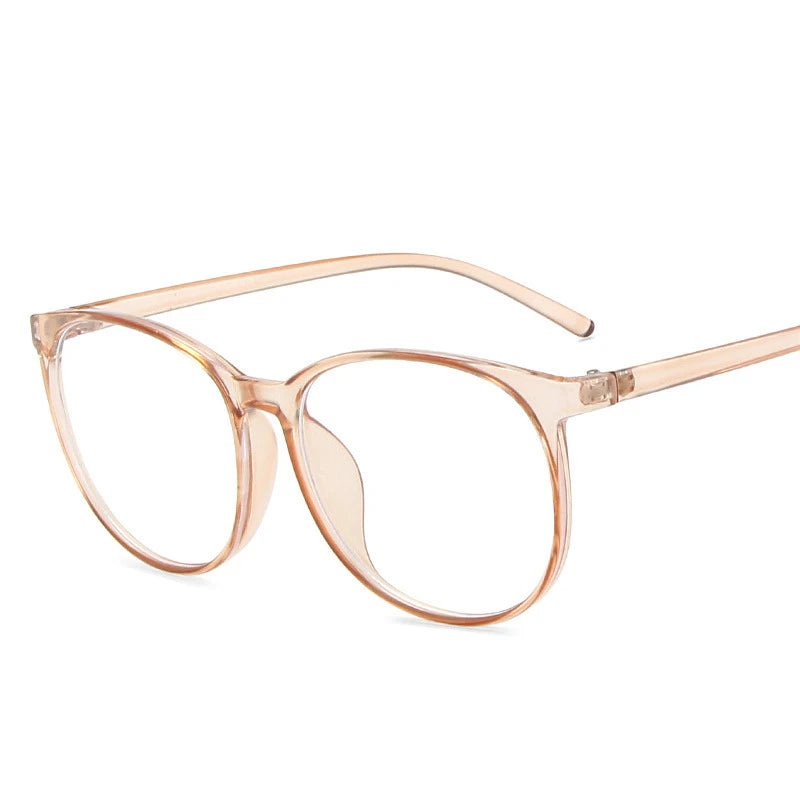 47497 round Big Size anti Blue Light Glasses Frames Men Women Fashion Computer Eyeglasses