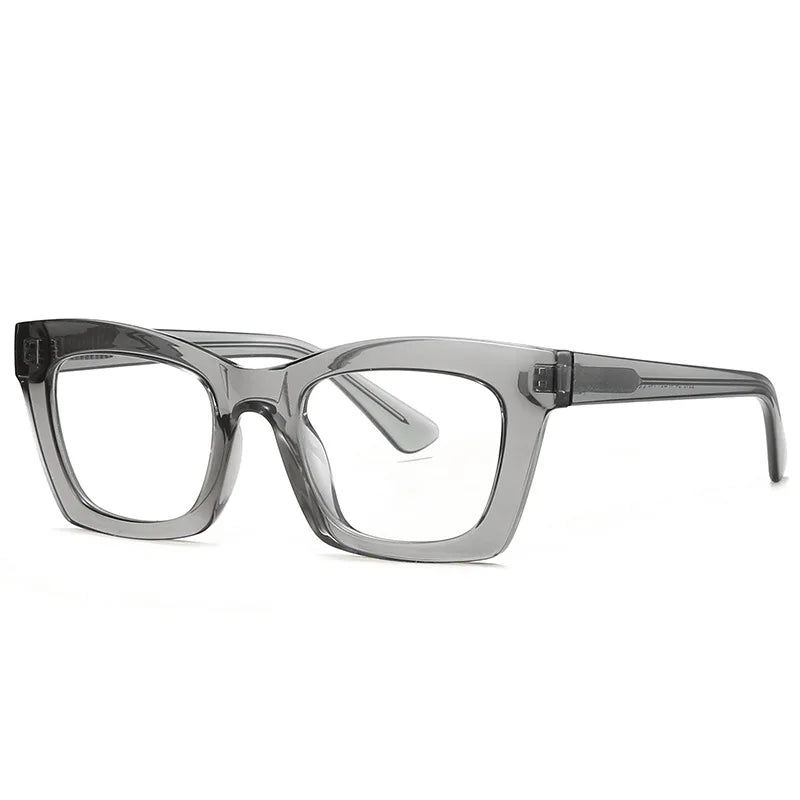 49524 TR90 Cat Eye anti Blue Glasses Frames Retro Men Women Optical Fashion Computer Glasses