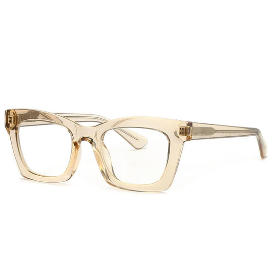 49524 TR90 Cat Eye anti Blue Glasses Frames Retro Men Women Optical Fashion Computer Glasses