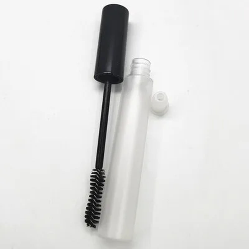 12Ml Empty Refillable Clear/Frosted Mascara Tubes Liquid Eyelash Cream Vial Bottle Travel Portable Beauty Cosmetics Containers