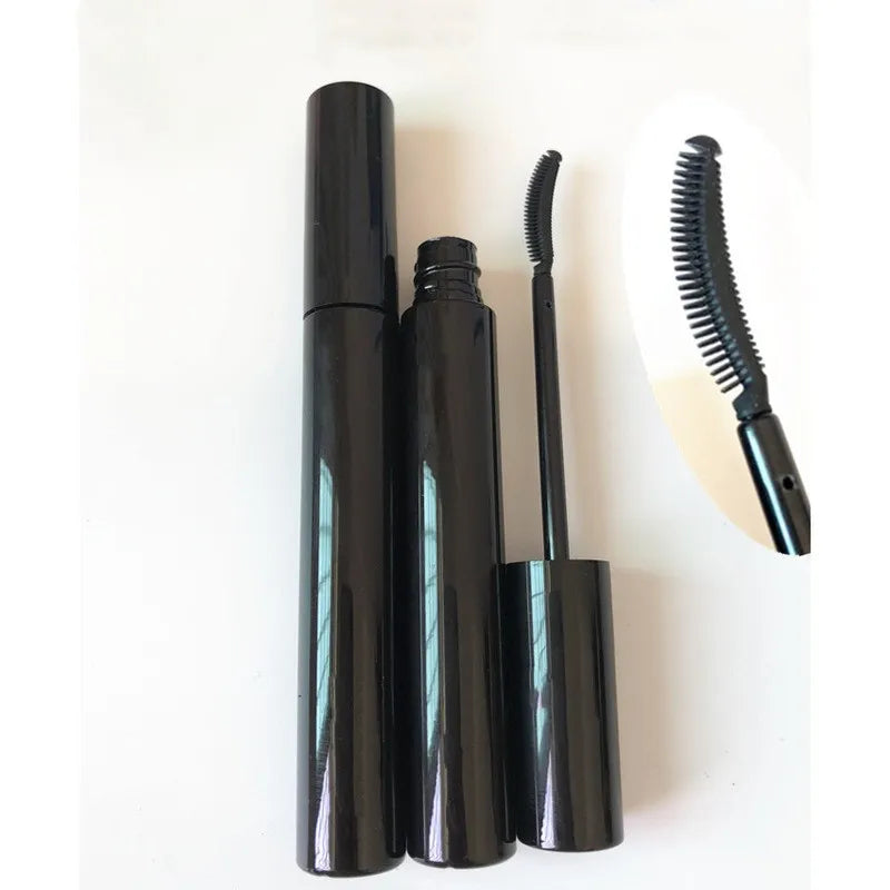 12Ml Empty Refillable Clear/Frosted Mascara Tubes Liquid Eyelash Cream Vial Bottle Travel Portable Beauty Cosmetics Containers