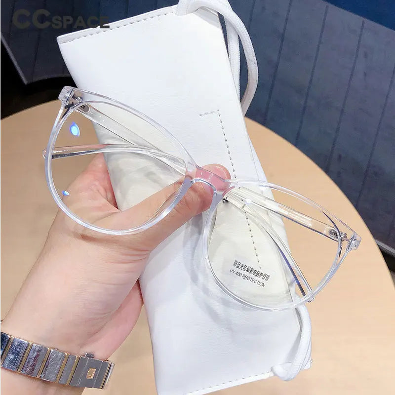 47497 round Big Size anti Blue Light Glasses Frames Men Women Fashion Computer Eyeglasses