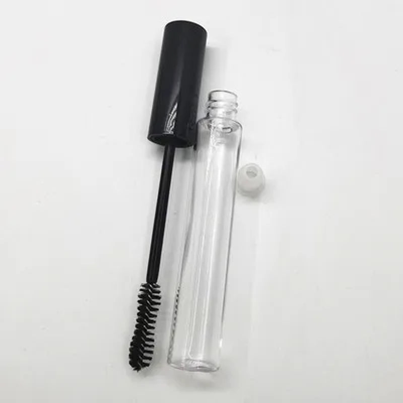 12Ml Empty Refillable Clear/Frosted Mascara Tubes Liquid Eyelash Cream Vial Bottle Travel Portable Beauty Cosmetics Containers