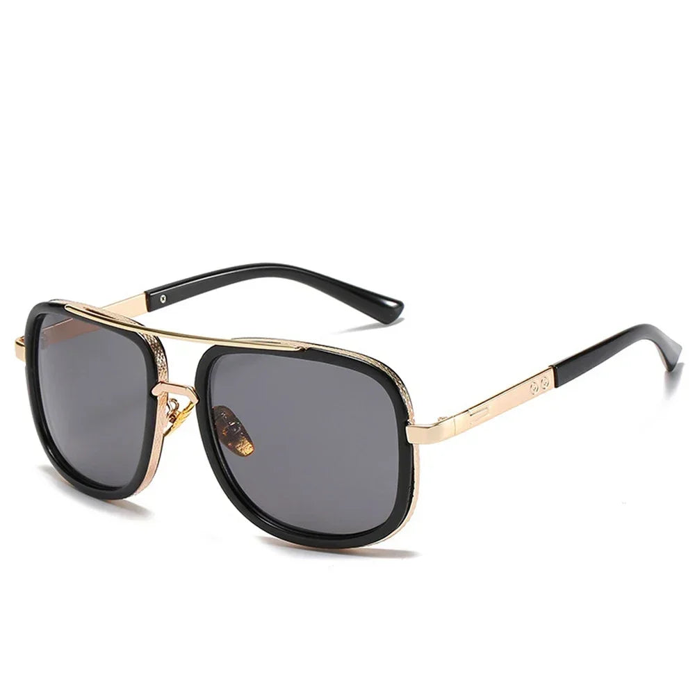 Classic Oversized Men Sunglasses Luxury Brand Women Mach One Sun Glasses Square Retro Oculos De Sol Male UV400 Mirror Eyewear