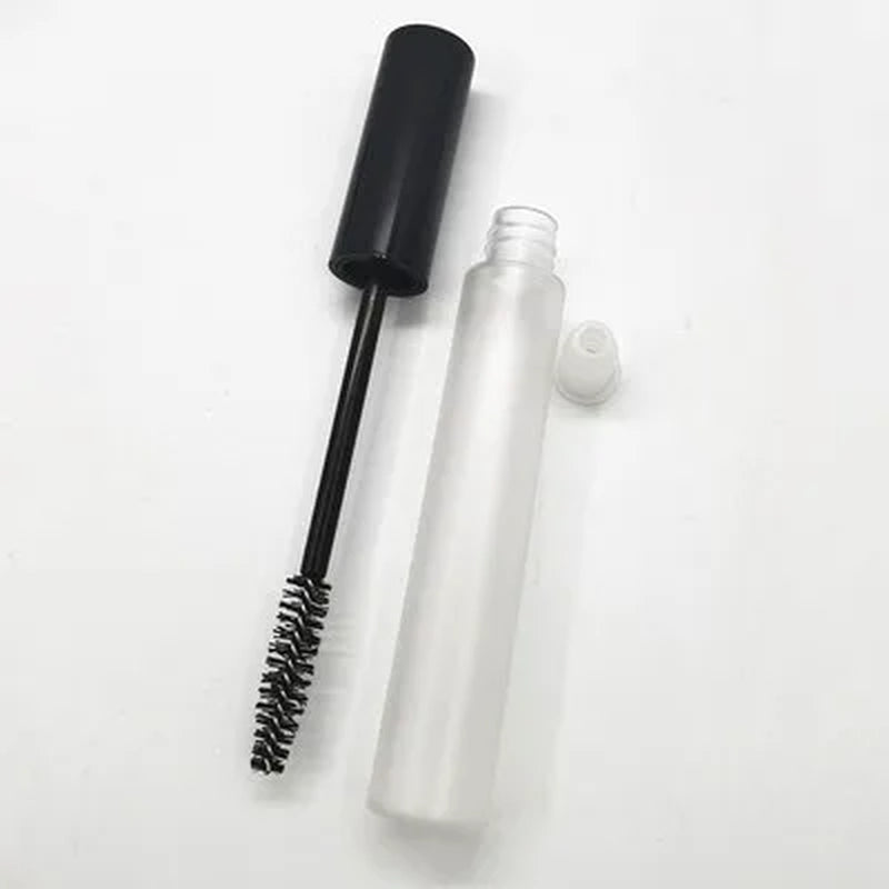 12Ml Empty Refillable Clear/Frosted Mascara Tubes Liquid Eyelash Cream Vial Bottle Travel Portable Beauty Cosmetics Containers