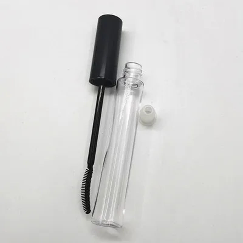 12Ml Empty Refillable Clear/Frosted Mascara Tubes Liquid Eyelash Cream Vial Bottle Travel Portable Beauty Cosmetics Containers