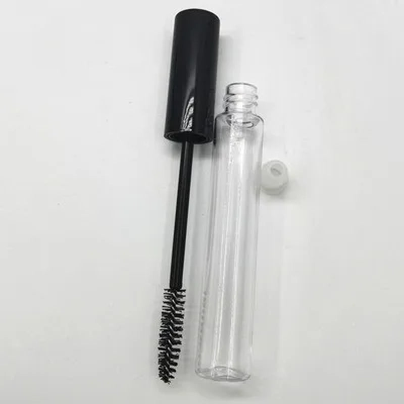 12Ml Empty Refillable Clear/Frosted Mascara Tubes Liquid Eyelash Cream Vial Bottle Travel Portable Beauty Cosmetics Containers