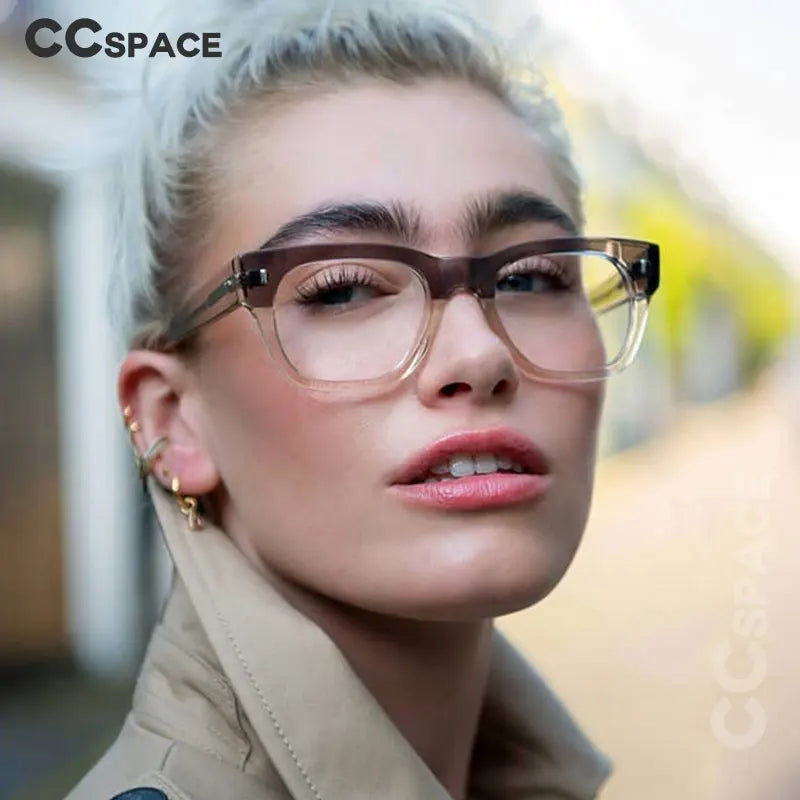 49524 TR90 Cat Eye anti Blue Glasses Frames Retro Men Women Optical Fashion Computer Glasses